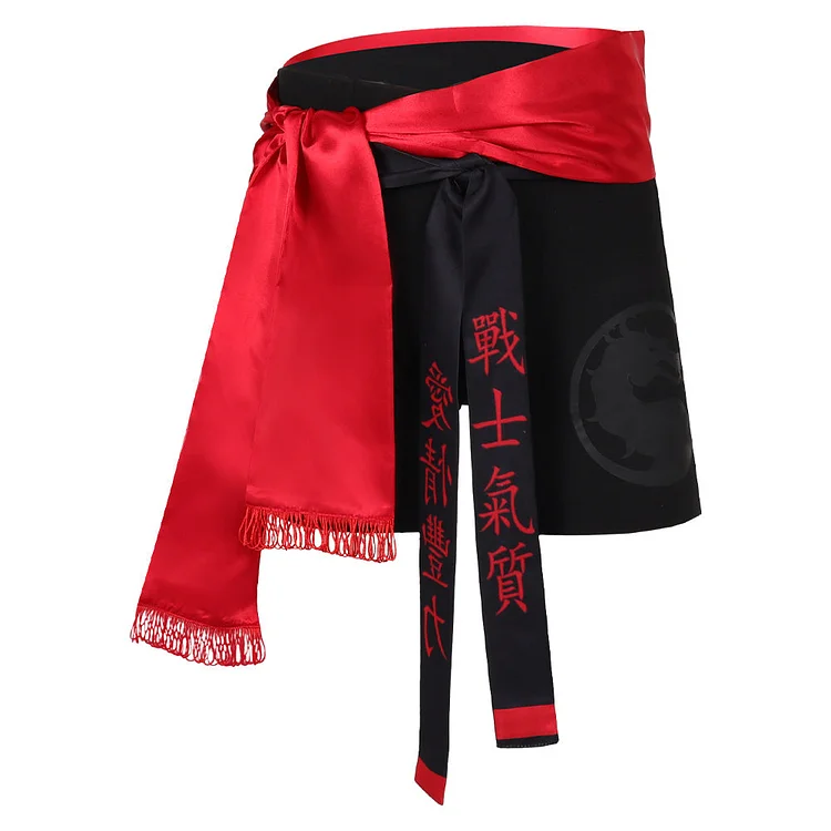 Mortal Kombat Johnny Cage Black Trousers Cosplay Costume Outfits Halloween Carnival Suit