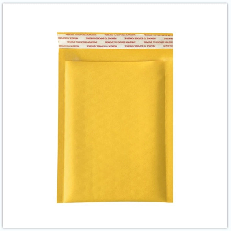 Yellow Kraft Paper Bubble Clothing Packaging Bag Thickened Envelope Bag