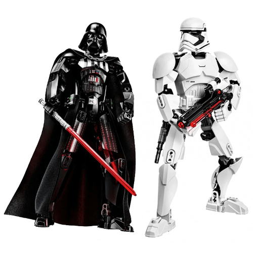 pornhint Pornhint Star Wars Buildable Figure Stormtrooper Darth Vader Kylo Ren Chewbacca Boba Jango Fett General Grievou Action Figure Toy