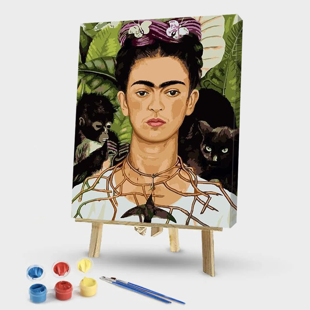 

40*50CM - Paint By Numbers - Frida Carroll Self Portrait, 501 Original