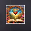 Diamond Painting -DIY Full Round Drill Heart Book