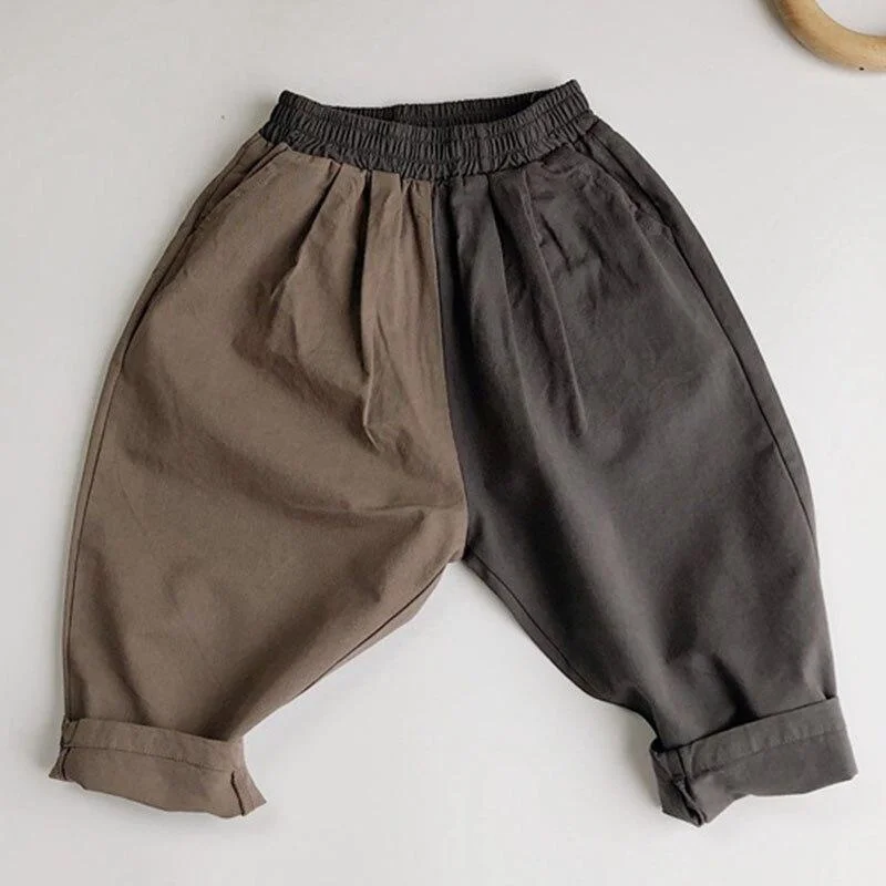 Spring Autumn Kids Baby Boys Girls Loose Pants Children's Clothing Joint Turnip Pants Casual Pant Baby Boys Girls Children Pants