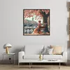 Victorian Girl-14CT Stamped Cross Stitch 50*50cm/19.69*19.69in