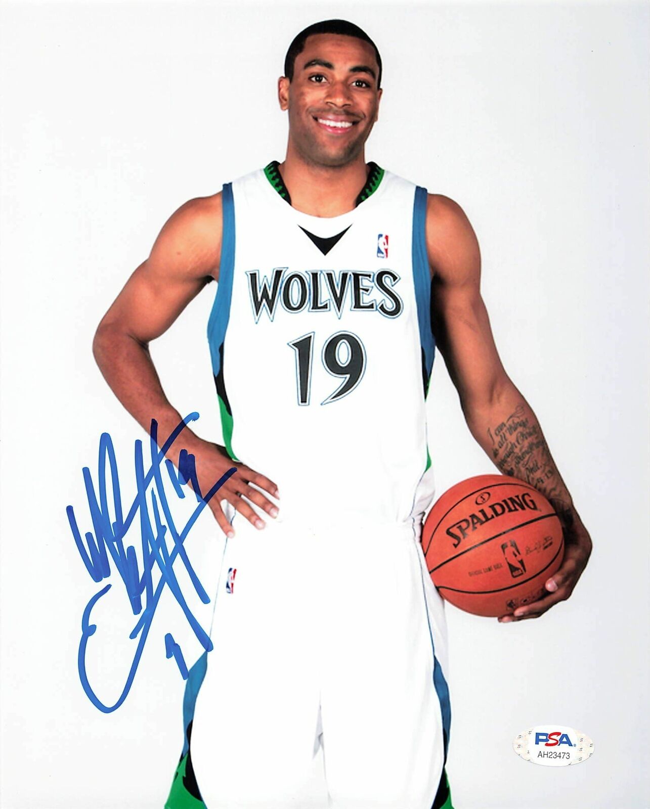 Wayne Ellington signed 8x10 Photo Poster painting PSA/DNA Minnesota Timberwolves Autographed