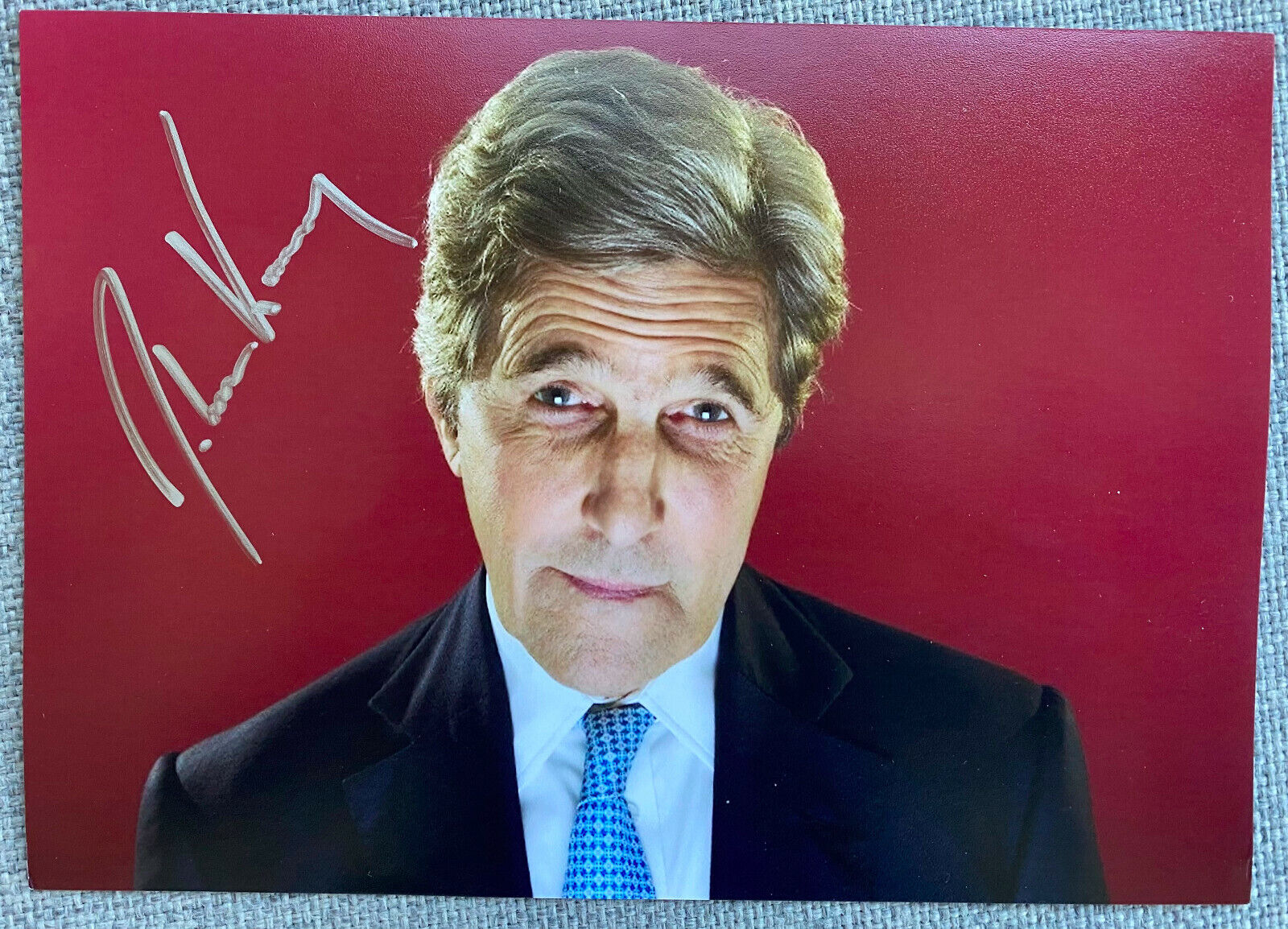 John Kerry Signed 5x7 Color Photo Poster painting - Secretary of State, Politics, Democrat