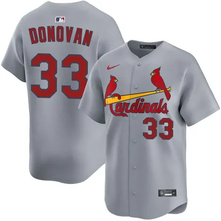 Men's St. Louis Cardinals #33 Brendan Donovan Gray Home Limited Jersey 2SZX