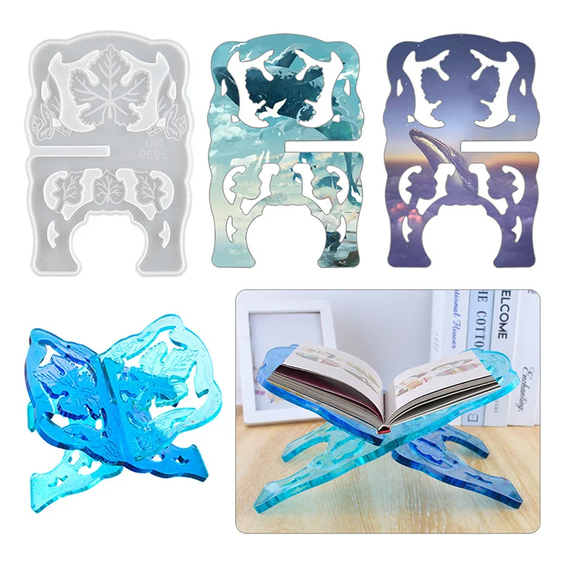 Hollow Pattern Bookshelf Resin Mold