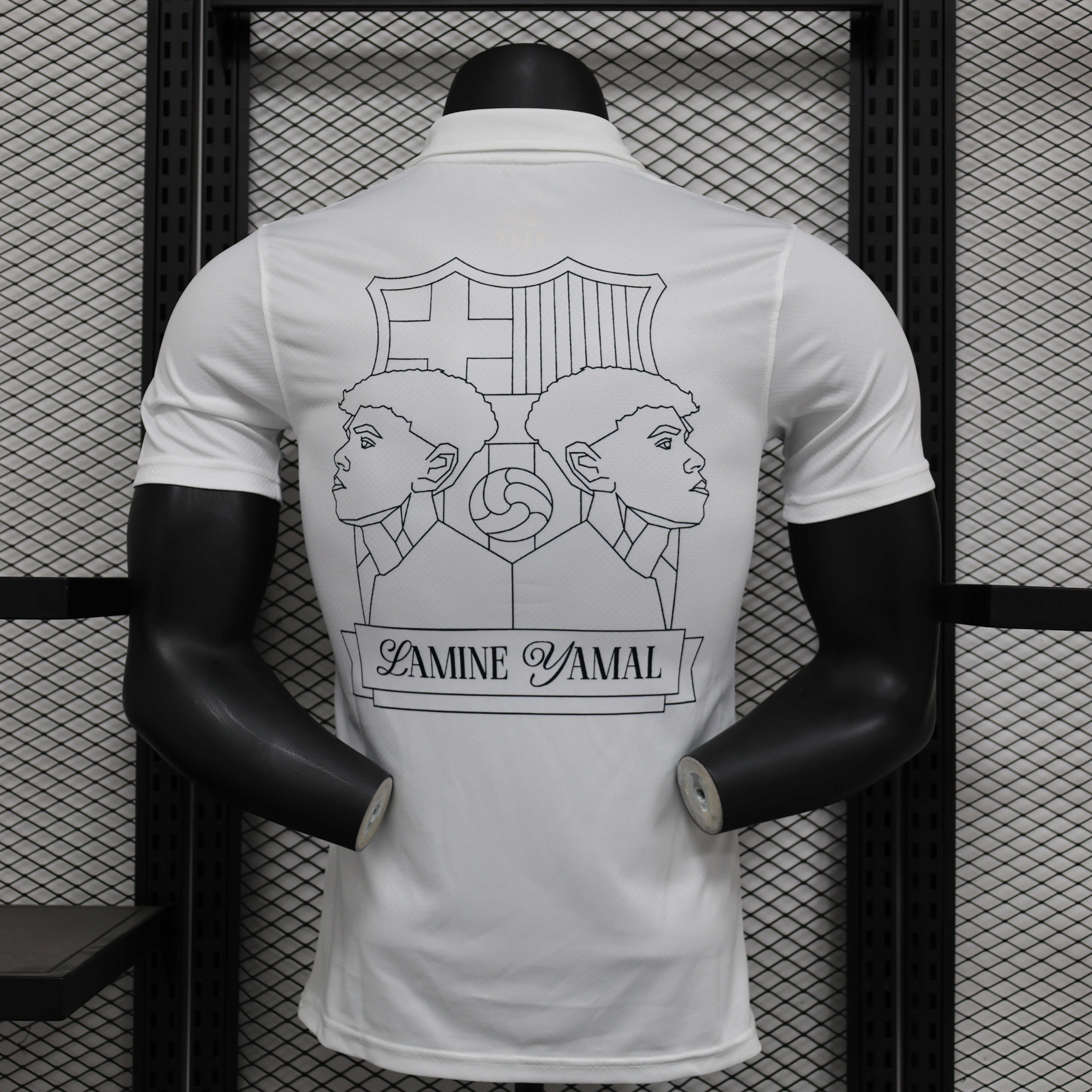 24/25 Barcelona Special Edition White Player Version Football Shirt Thai Quality