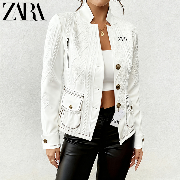 Nová texturovaná pletená bunda od ZARA pro rok 2025