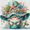 (US Local)Gnome-11CT Stamped Cross Stitch Kit(40x40cm)