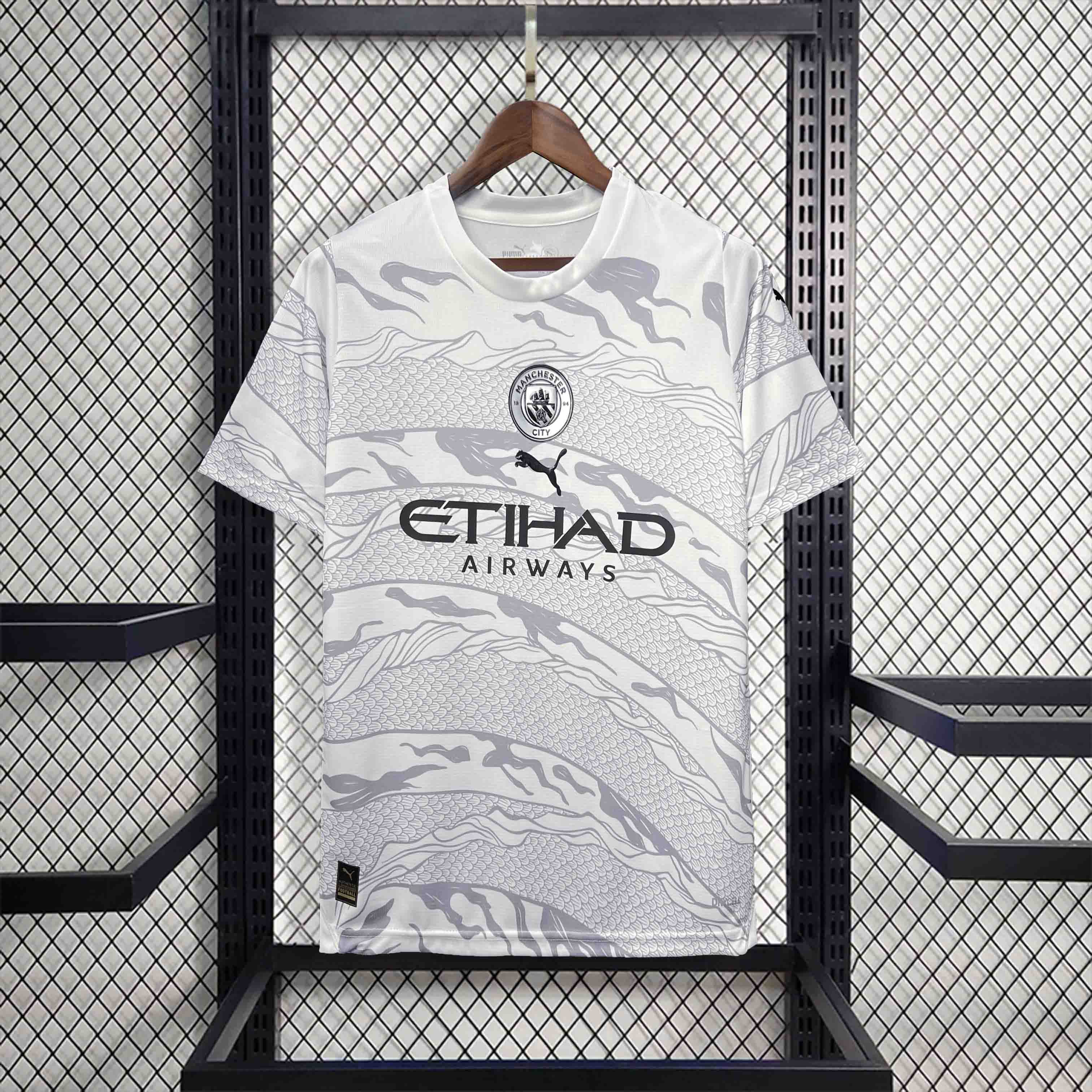 Manchester City 2024 Year of the Dragon Pre-match Jersey - Fans Version