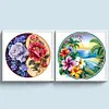(Multi-Style) Peony Flower-11CT Stamped Cross Stitch 40*40cm/15.75*15.75in tapestrymarket