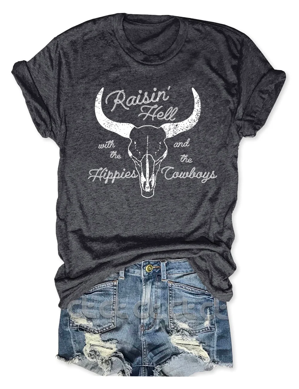 Raising Hell With The Hippies and The Cowboys T-Shirt