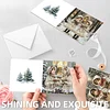6PCS DIY Diamond Art Greeting Cards Christmas Girls Congratulations Cards & Gift
