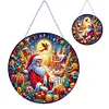 Double Sided Effect Christmas Special Shape Snowman Diamond Painting Hanging Pendant Decor Kit