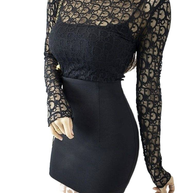High-Waisted Bodycon Mini Skirt