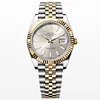 Rolex DateJust 41 m126333-0002 Two Tone Yellow gold on Jubilee with Silver Dial Super clone