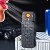 Unzip Magnetic Cube Cigarette Lighter Intelligent Airflow Induction Ignition Blow Charging Tungsten Wire Lighter