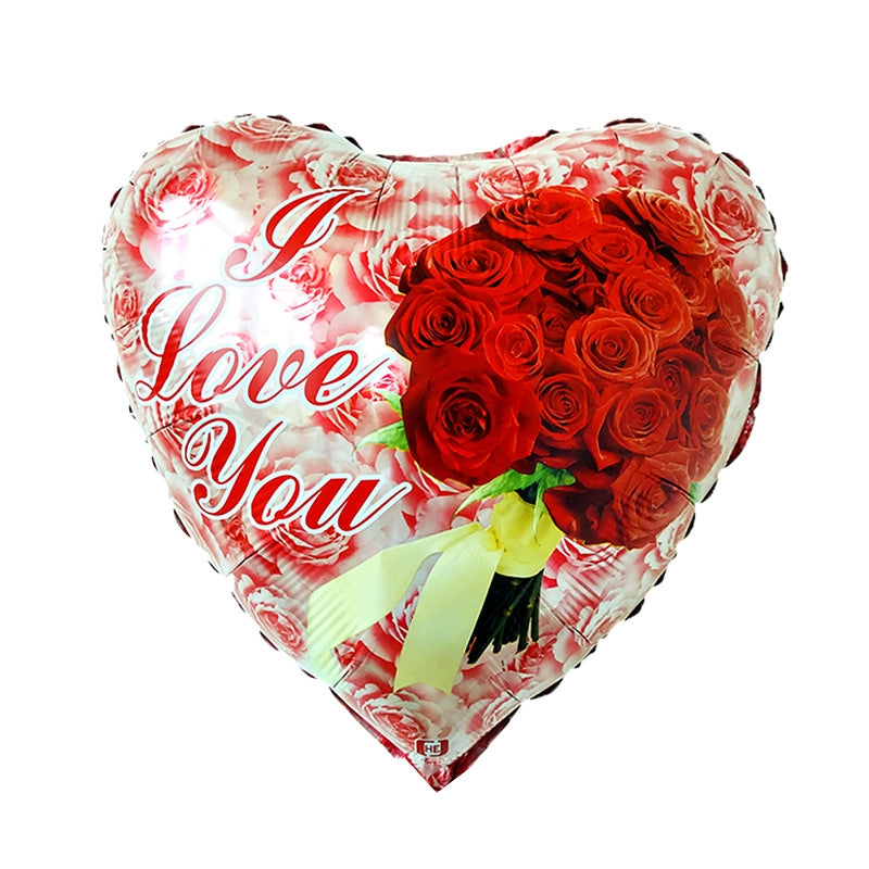 Vacation Minimalist Heart Shape Aluminum Film Travel Daily Balloons