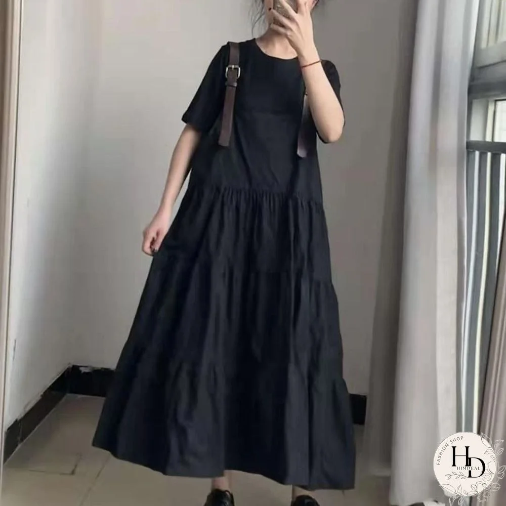 Sleeveless Dresses Women Summer Korean Style Spaghetti Strap Students Streetwear Loose Leisure 4Xl Lovely Bf Harajuku Elegant