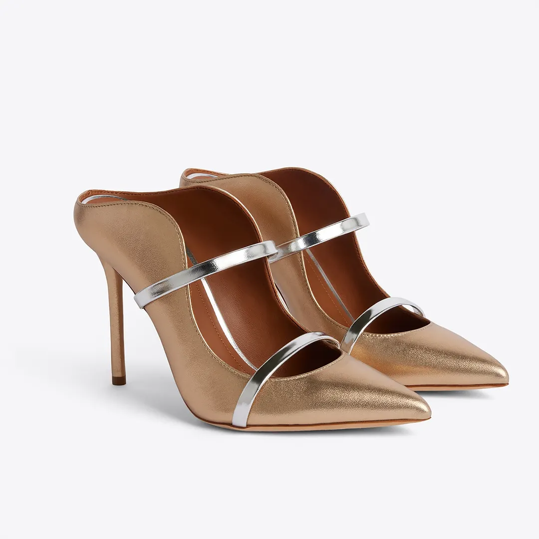 100mm Women's Party Wedding Dress Classic Stiletto Shoes Fashion Edge Design Heels-vocosishoes