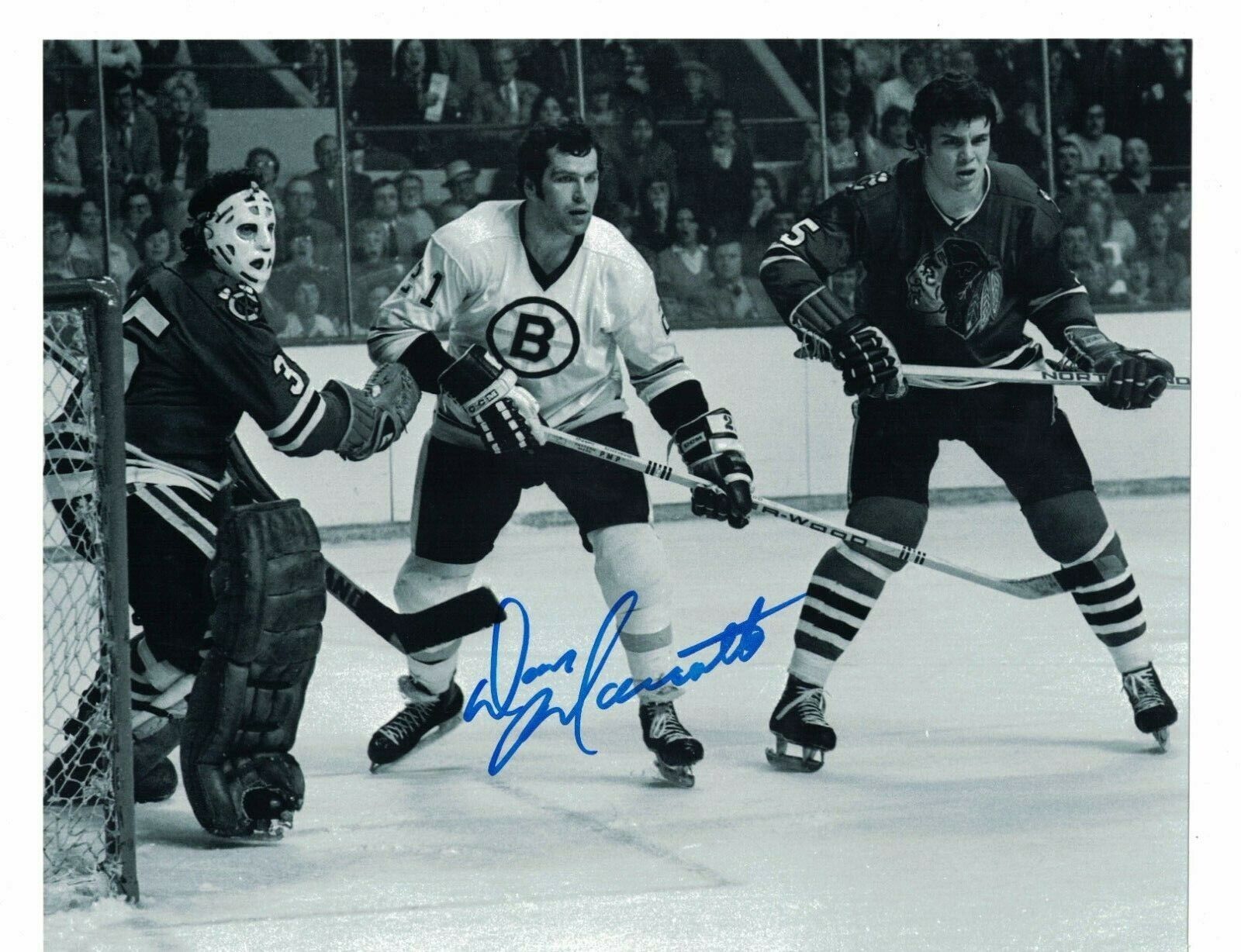 Don Marcotte Boston Bruins Signed 8 x 10