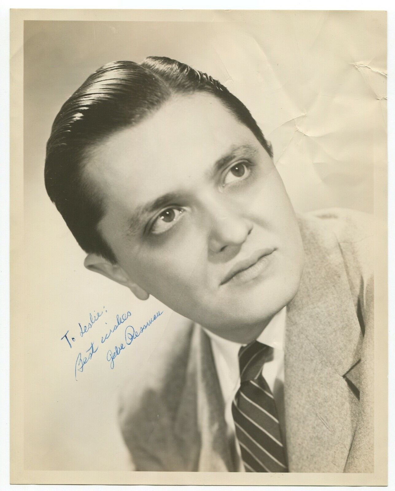 Gabe Pressman Signed Photo Poster painting Autographed Signature New York Journalist Reporter