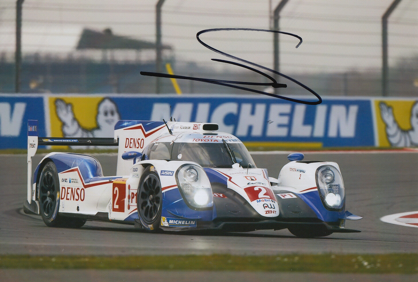 Stephane Sarrazin Toyota Hand Signed 7x5 Photo Poster painting 2015 Le Mans 4.