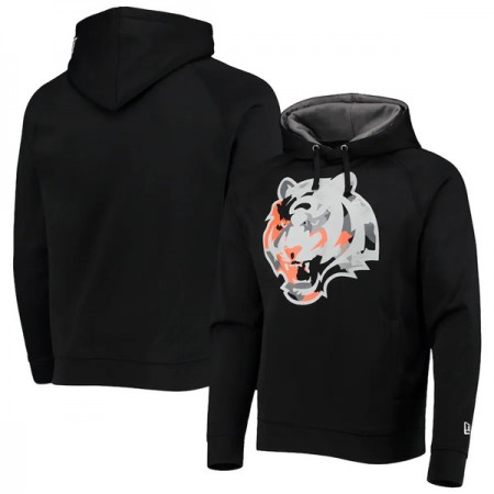 Men's Cincinnati Bengals Black Pullover Hoodie 357O