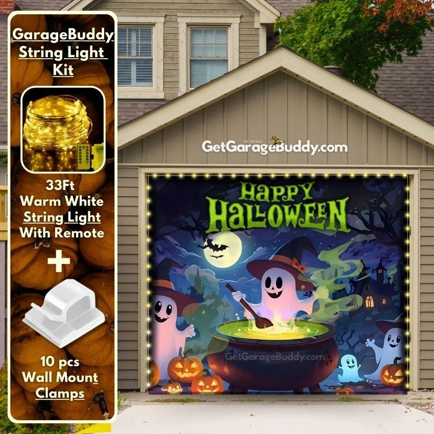 GarageBuddy Halloween Garage Door Covers