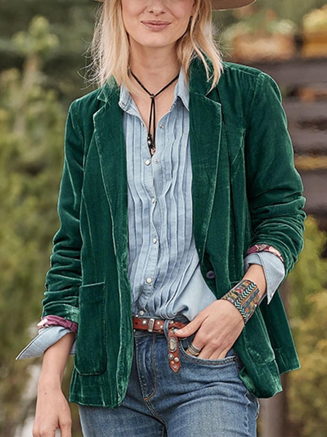 Women's Vintage Velvet Suit