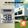 LED Solar House Number Light Digital Address Indication Doorplate Light