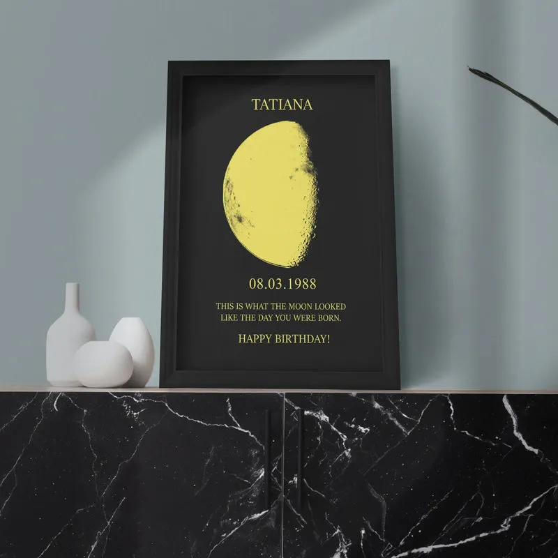 Customlikes Custom Art Real Moon Phase