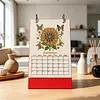 2027 New DIY Diamond Painting Sunflower Butterfly Desk Calendar Set 12-Month Flip Calendar Design Monthly Planner Office Desktop Decor