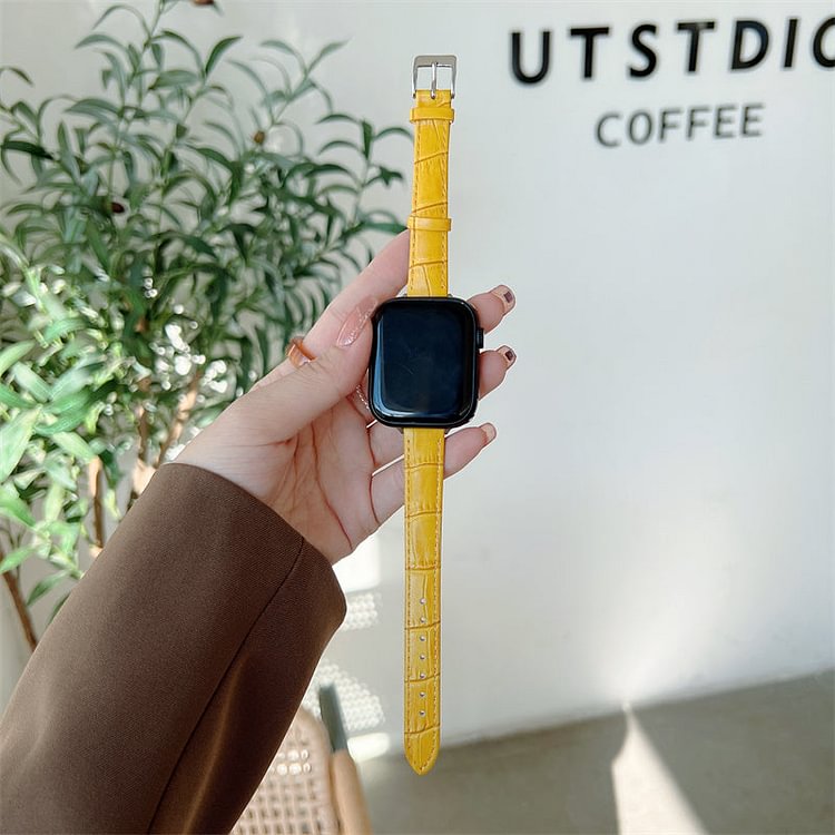【おすすめ】Apple Watchバンド 時計 ベルト 高級バンド 交換用 竹粒革 全8色