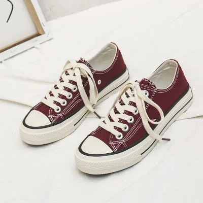 Women Canvas Shoes Women Fashion Summer Casual Sneakers Student Casual Shoes High Top Woman Vulcanize Shoes 2020 Spring Autumn