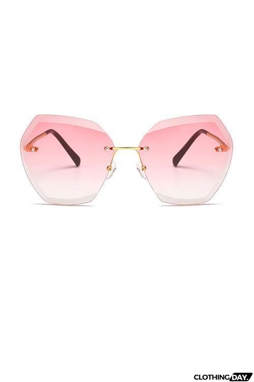 Gradient Rimless Sunglasses
