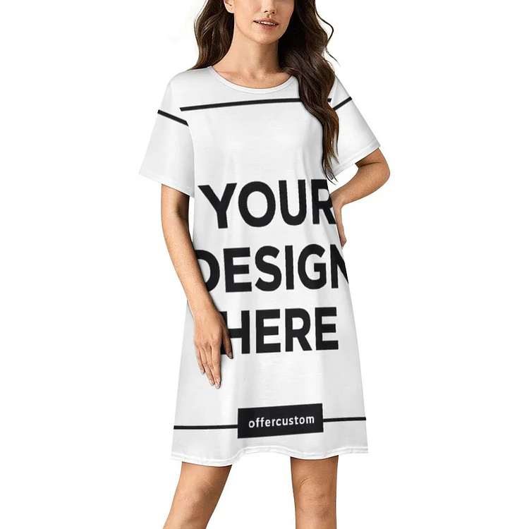 knee length dresses for ladies Chessie Ladies Night Dress (3 Color Choices)  Mohawk Design