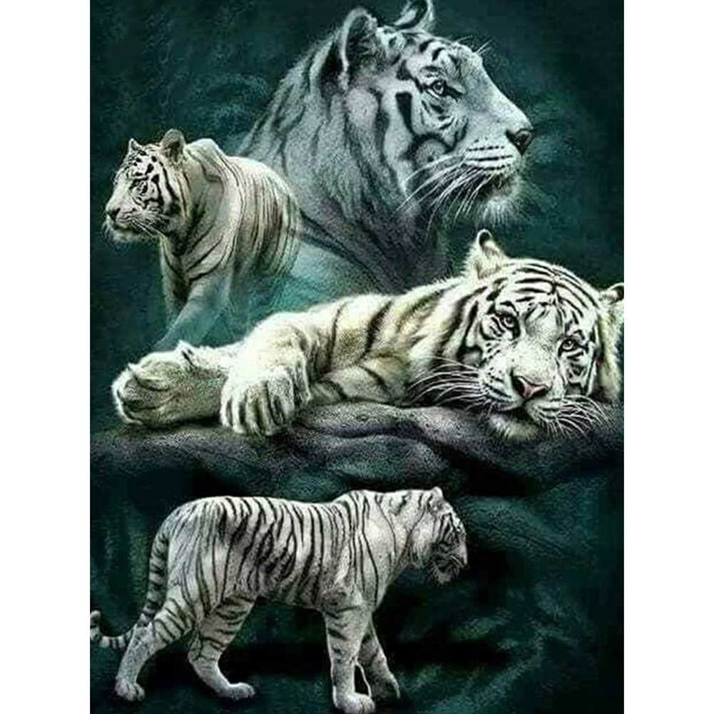

Tigers - Round Drill Diamond Painting - 40*50CM, 501 Original