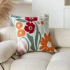 Floral Embroidery Home Living Creative Cushion Pillow Cover