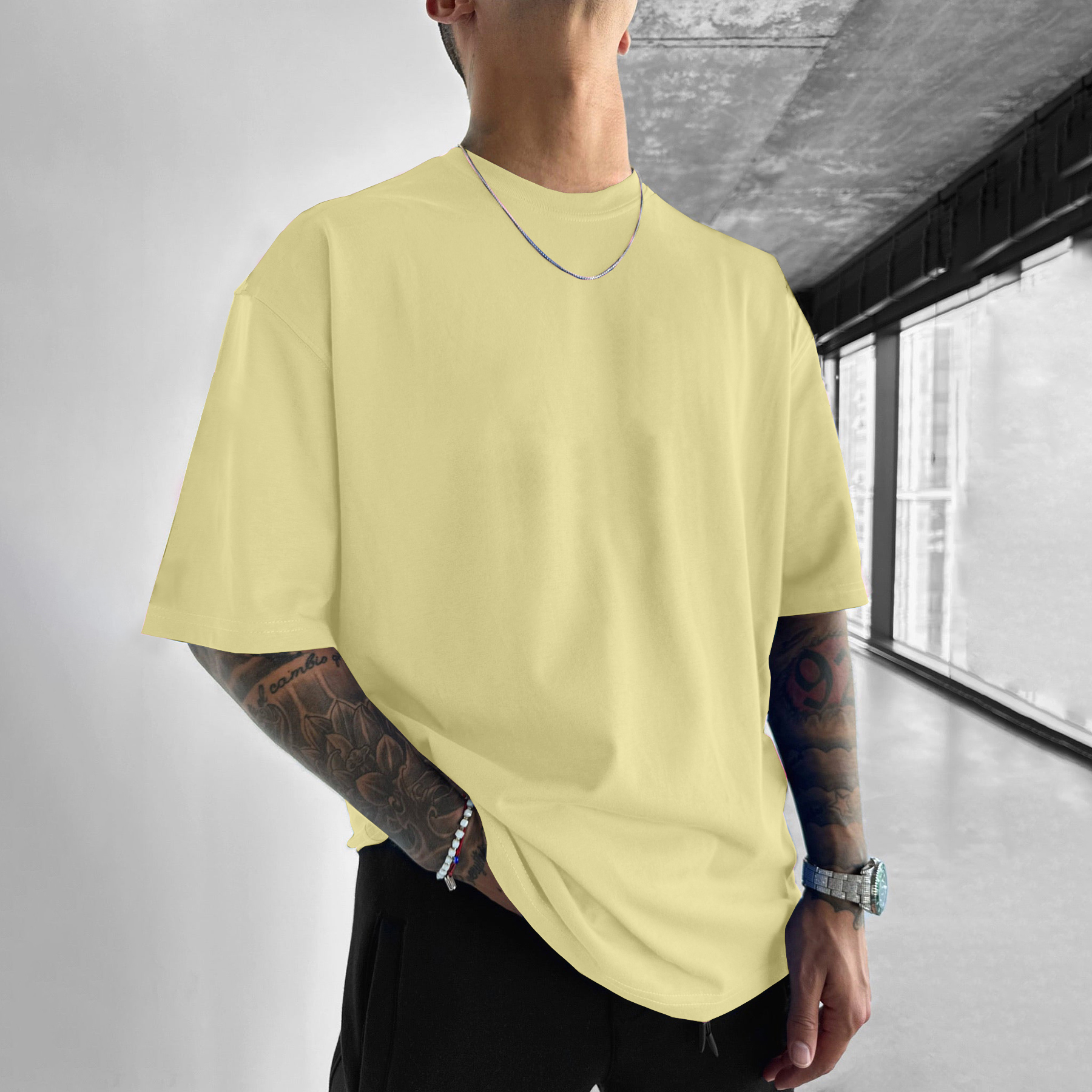 Casual Men's Solid Color T-Shirt