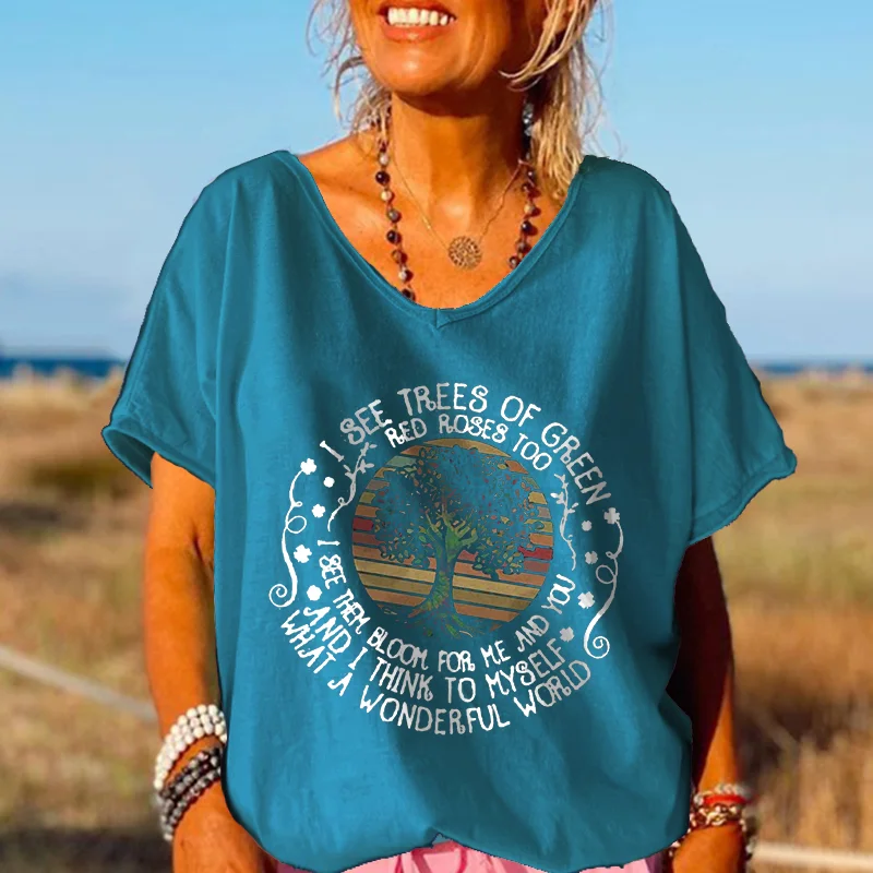 I Think To Myself What A Wonderful World Tees