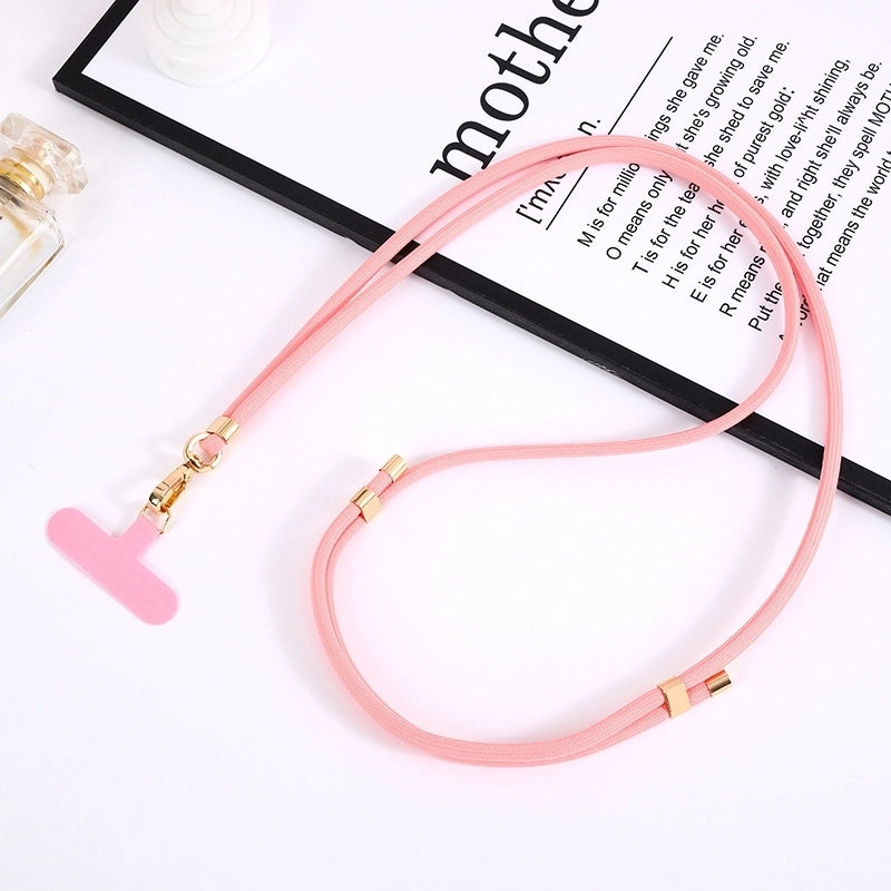 Minimalist Solid Color Nylon Mobile Phone Chain