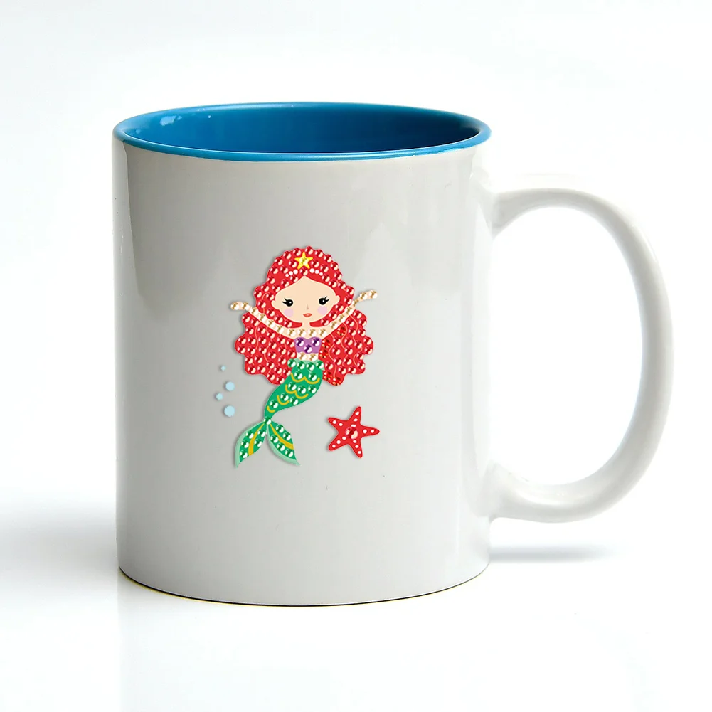 6pcs Diamond Painting Stickers Kits 5D DIY Cartoon Handmade Mosaic