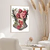 Diamond Painting -DIY Round Drill Tight Rose Corset