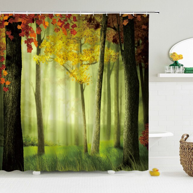

Shower Curtain – Flowers Tree-180*180cm, 501 Original