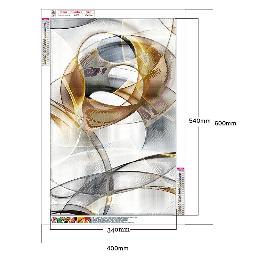Diamond Painting - Full Round Drill - Abstract(40*60cm)