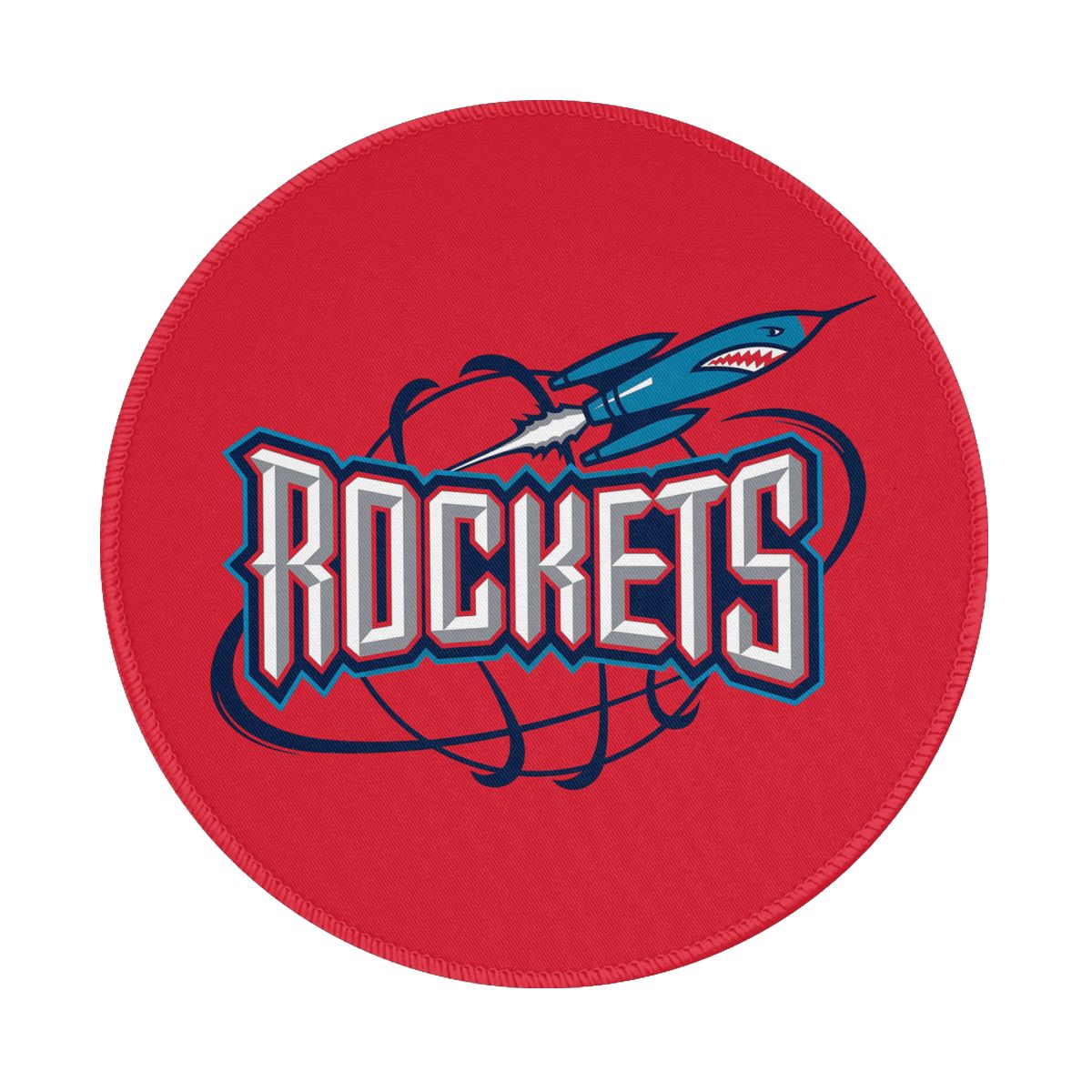 Houston Rockets Logo 1995 Non-Slip Rubber Round Mouse Pad