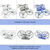 Screw in Ceiling Fan with Light with 3 Adjustable Color Modes Drone Inspired Led Ceiling Fan Light with Extension Rod & Remote Control for Bedroom Living Room Office