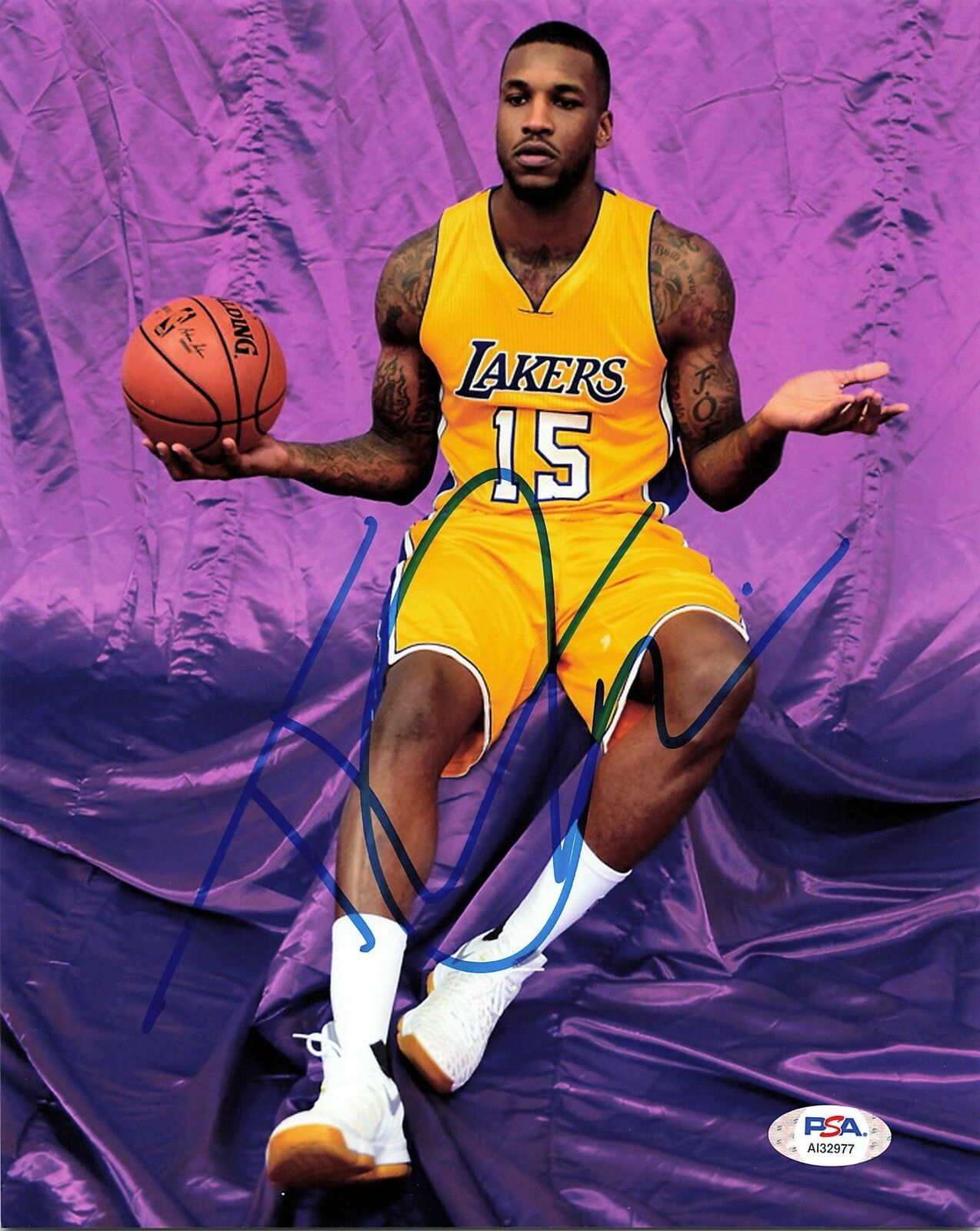 Thomas Robinson signed 8x10 Photo Poster painting PSA/DNA Los Angeles Lakers Autographed